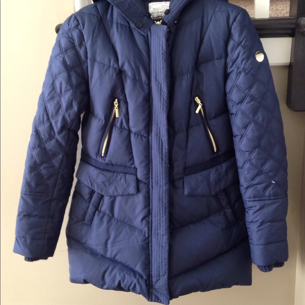 Kensie XS Navy Puffer Coat
